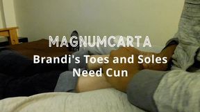 Brandi Fucks and Rubs Cum On Her Soles