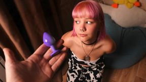 Sister's secret&#x1F92B; anal&#x1F44C; play exposed &mdash;  stepbro wants in on plug surprise