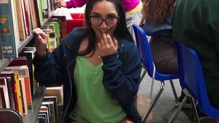 Madison Wilde's Library Adventure - Pornhub Member Gets A Surprise