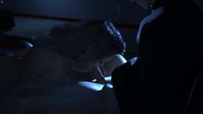 MILF Landlady Sucking Huge Cock and Cum Inside Mouth