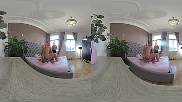 LOVITA FATE VR VIDEO PART TWO – BEHIND THE SCENES - LITTLE PUSSY CUTIE STRETCHED OUT in MASSIVE COCK THREESOME
