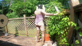 Gigantic Fake Tits Jon Scarecrow Bts Photoshoot Jackoff Cum Shot Finish