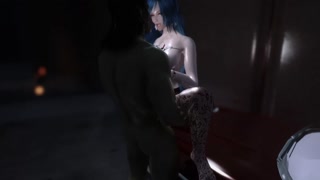 skyrim Succubus seduce passersby in the streets of the night