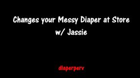 abdl audio fantasy mummy jassie changes your messy diaper at store