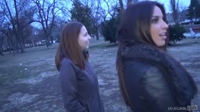 Anissa Kate and Antonia Sainz please each other and a lucky guy