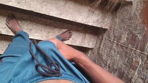 Desi Indian Boy Takes Out His Hip and Fists