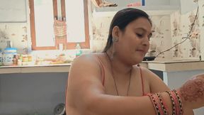 Cleaning and Shaving Dick Then Fuck with Lady Barber