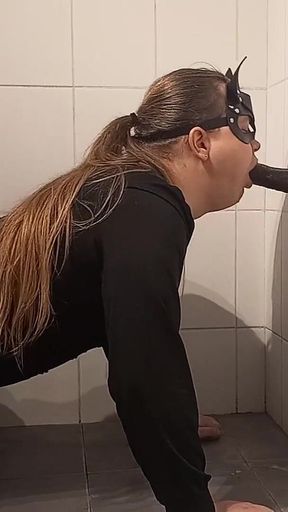 Doggy Fun for Sissy with Deepthroat and Anal