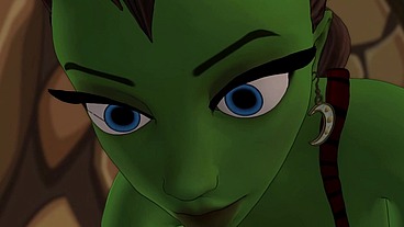 The portal - Inter dimensional sex with a green skinned