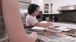 Ricky Spanish jerks off before ramming the wet snatch of huge tits Melissa L