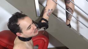 MDAME FERMANS AND MALE SLAVE FOOT AND SANDALS DOMINATION