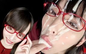 Cum-faced Fantasy: Ikumi Kuroki's Intense Blowjob