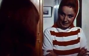 Catfight & drowning in old movie