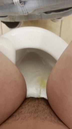 Watch and Hear People in Public Bathroom