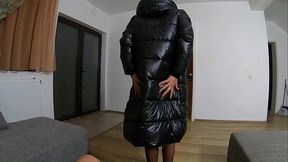 Triple Cum on My Puffy Downjacket – Deepthroat, Doggy & Facefuck Obsession