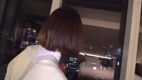 Honoka's Secret Night Dates Without Parents - Outdoor Collar Play, Clumsy Blowjob Service