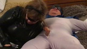 Mature granny Carmen shows her classic cock sucking skills in a hot
