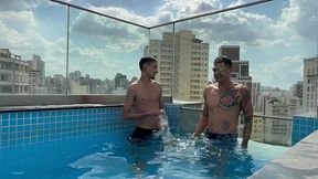 perdeu a aposta pro brunao teve que mamar e dar o cu