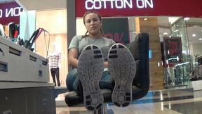 SMELL MY FEET IN THE MALL