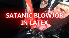 SATANIC BLOWJOB IN LATEX