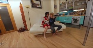 A Young Wife Decided To Make A Gift To Her Husband And Brought A Masseuse who did a good job of everything