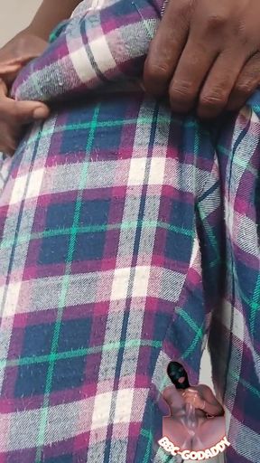 Huge Black Dick Morning Workout and Pulls Out Veiny Cock