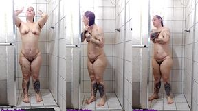 milf big ass small tits hairy pussy pissing shower