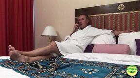 Asian masseuse gives happy ending with big cock