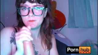 stroking a naughty horny dilf in my room (pov dildo handjob with cornball dirty talk)