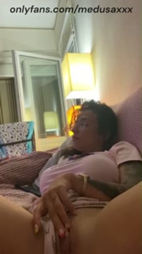 The tattooed brunette Medusa, in a solo sex compilation, with many orgasms