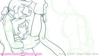 (Drawing Timelapse) Mischievous Cat Boys use Horny Puppy to satisfy their own desires...