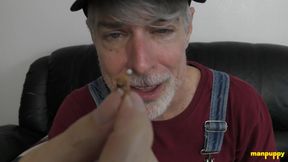 ManPuppy: Richard Lennox Squashes Small Squatter in Huge Mishap