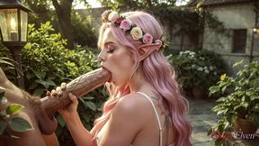 flower elven took my huge cock in her garden. [ai]