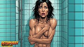 Horny 45-year-old Mommy in the Shower