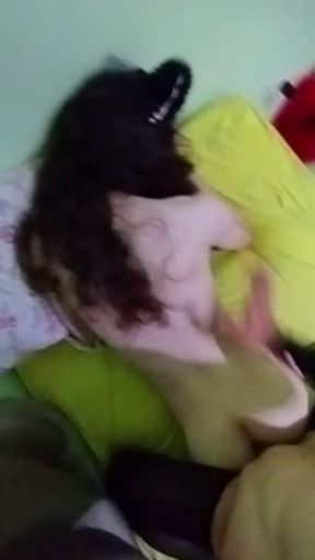 POV filling a tight femboy ass with cum