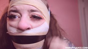 Tape Gag and Extreme Nose Fetish