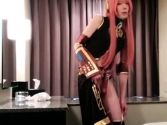 Amateur Asian CD cosplay jo