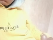 what if Shaking his dick wears a yellow jacket