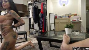 ”After Scene RawDoggin' with Exotic Hottie”