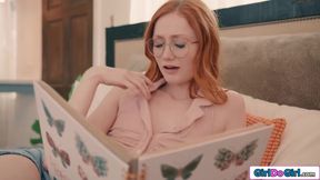 Redheads nipples pulled n facesitted by busty dominant milf