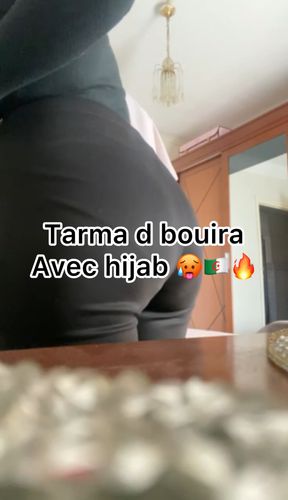 Niyaka from bouira with her hijab at home