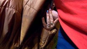 I can hardly wait to kiss with my impotent husband after suck the dick and i am full of cum p1