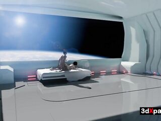 VR Nexus three Orbit – Hardcore Space Sex Anal, Doggy style & Perspired Bang in Zero Gravity