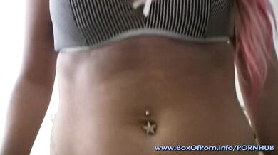 Blonde college slut Cherry Morgan wants Daddy to buy her tits with dick tease bucks