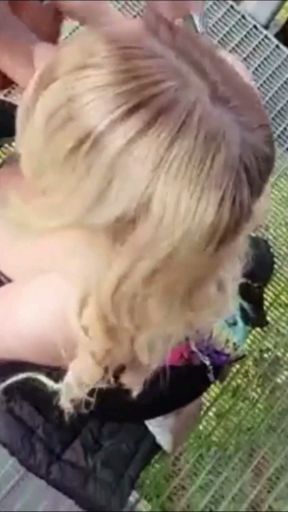 I Meet A Stranger In The Woods To Suck His Cock After He Caught Me Fingering At The Lookout Tower - Litclit69   Clip 1