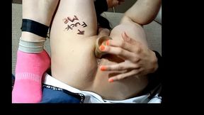 ruby queen - culito sexy penetrado - trans femenina con gran dildo en el culo - muchachita caliente - tranny slut - anal desires