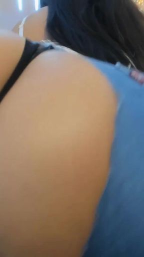 Sexy latina pornstar EMANUELLY RAQUEL DIRTY TALKING JOI JERK OFF INSTRUCTIONS IN RIPPED JEANS PANTS   Clip 1