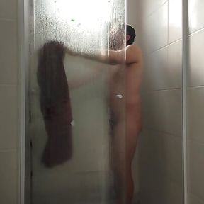 First Shower of the Day After a Fuck.