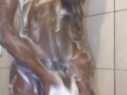 Masturbating in the shower
