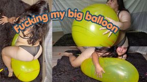 Riding my big balloon
